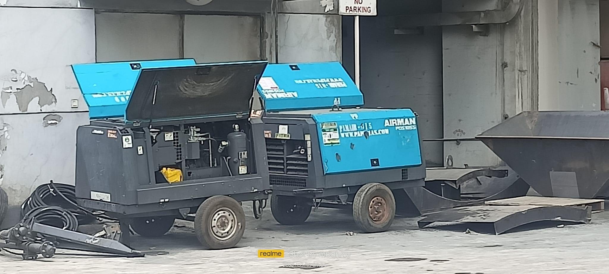 Sewa Compressor Airman PDS 185 cfm: Solusi Terpercaya dari PT Pantja Putra Mashindo untuk Kebutuhan Konstruksi Anda