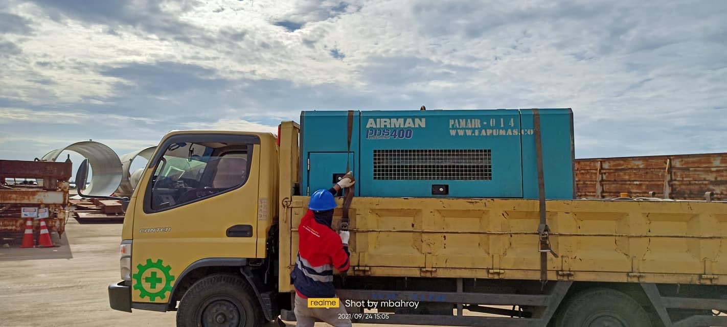 Rental Kompresor Airman PDS400 di Surabaya - PT. Pantja Putra Mashindo