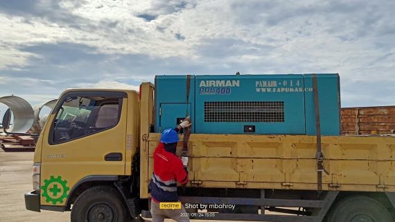 Rental Kompresor Airman PDS400 di Surabaya – PT. Pantja Putra Mashindo